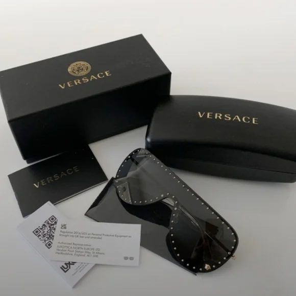 Sale✨️ Versace Gold Studded Aviator - Picture 11 of 14